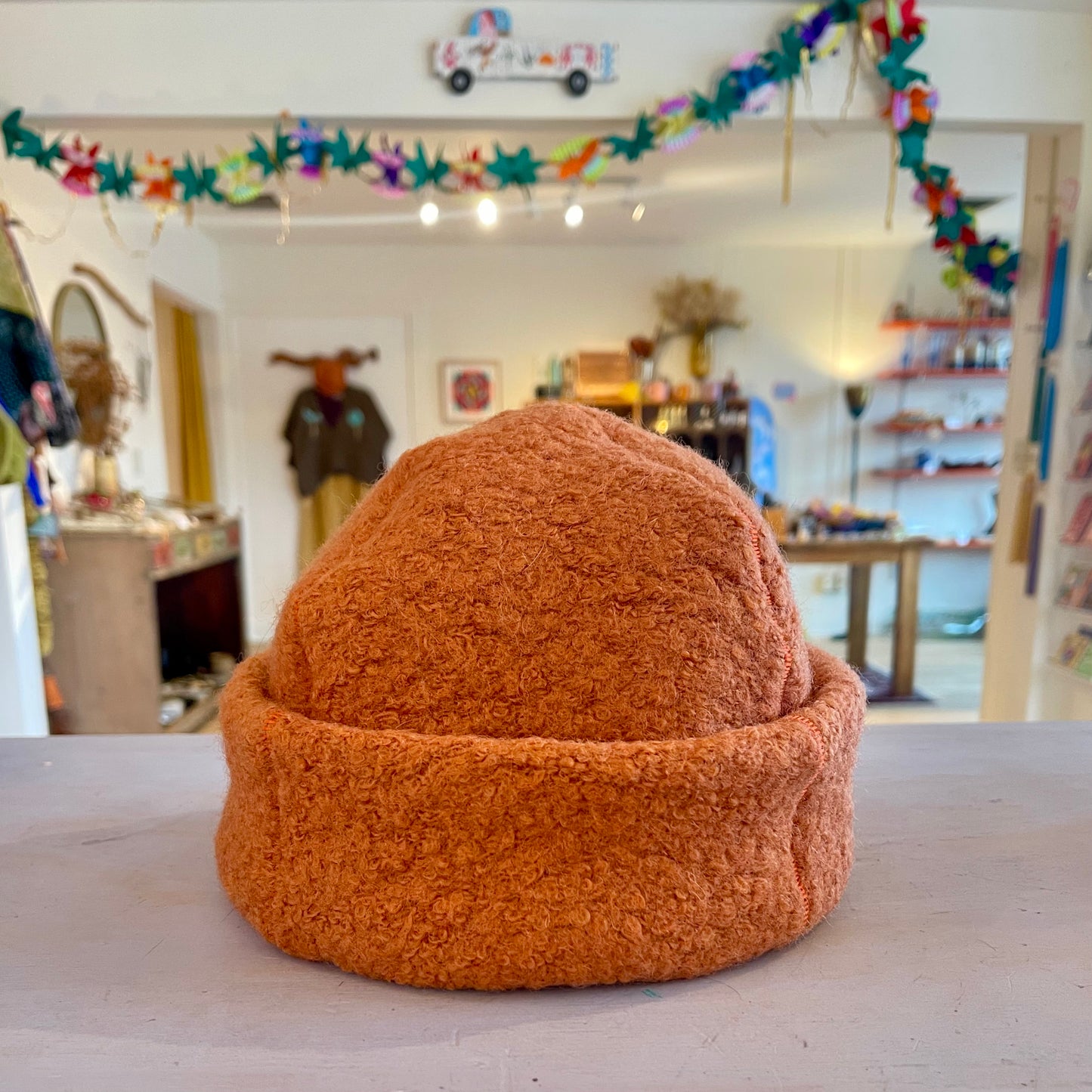 handmade boiled wool hat