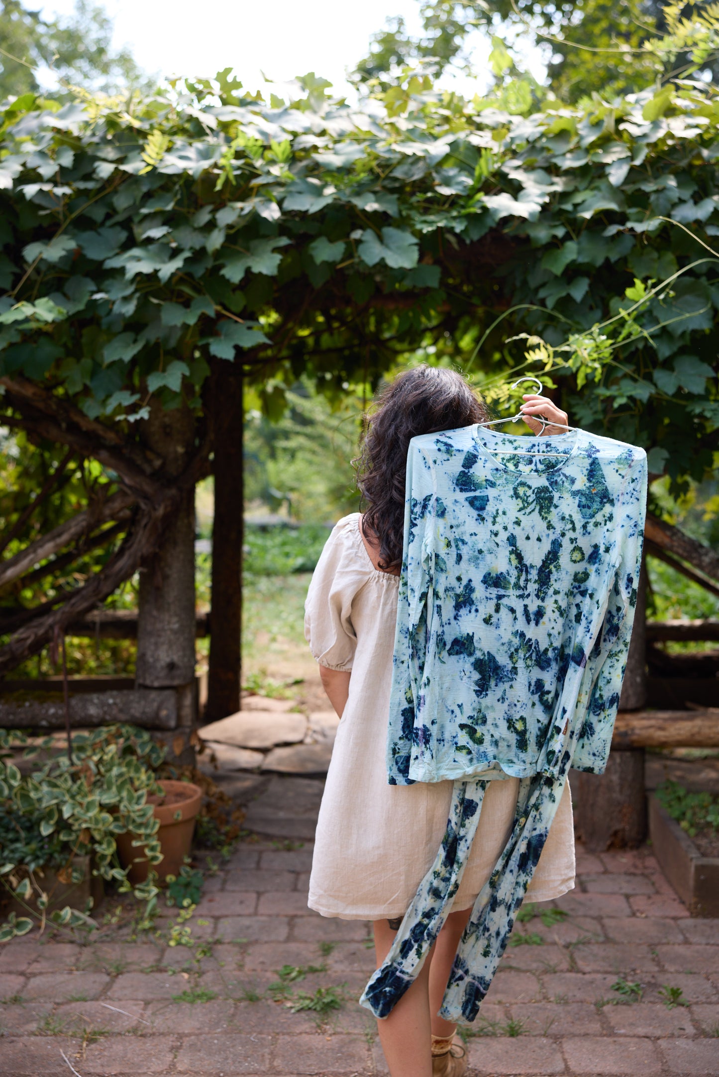 Sun Sun x Costarossa Farm Floral Dyed Merino Wool Baselayer Set