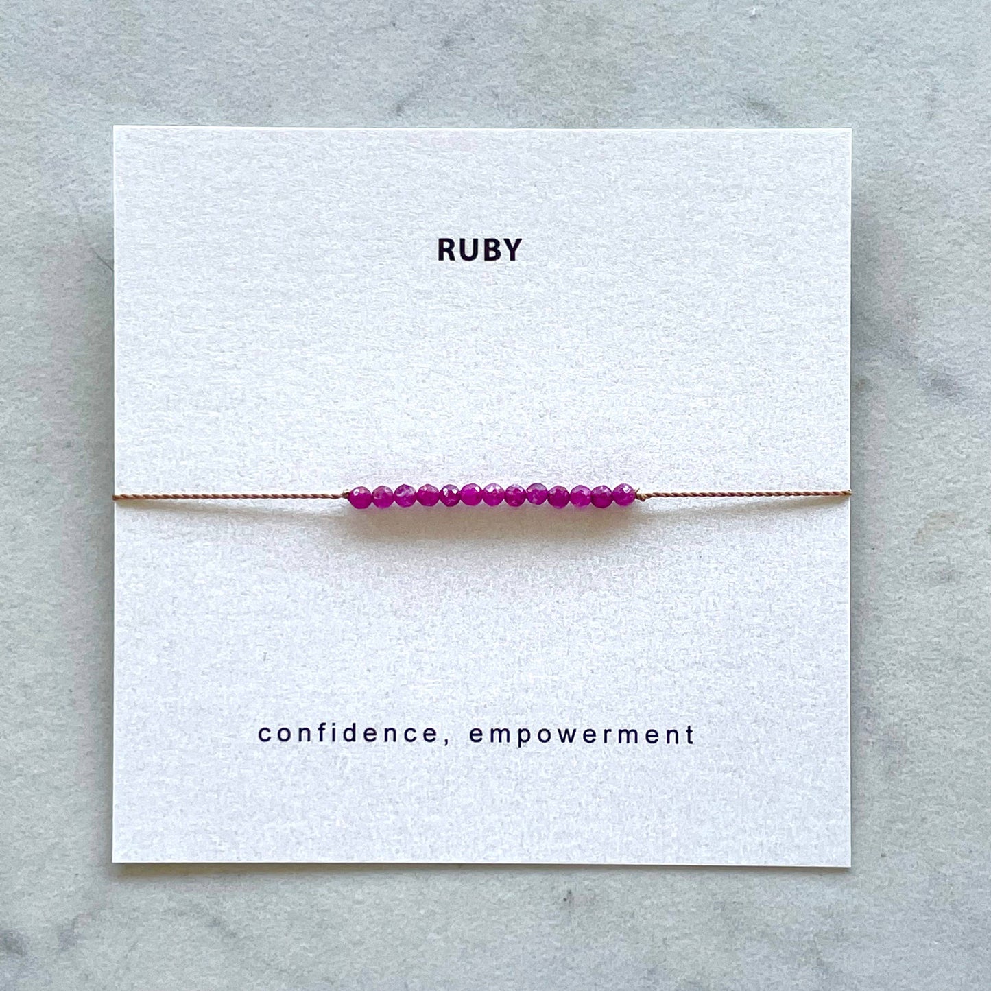 Ruby Bracelet