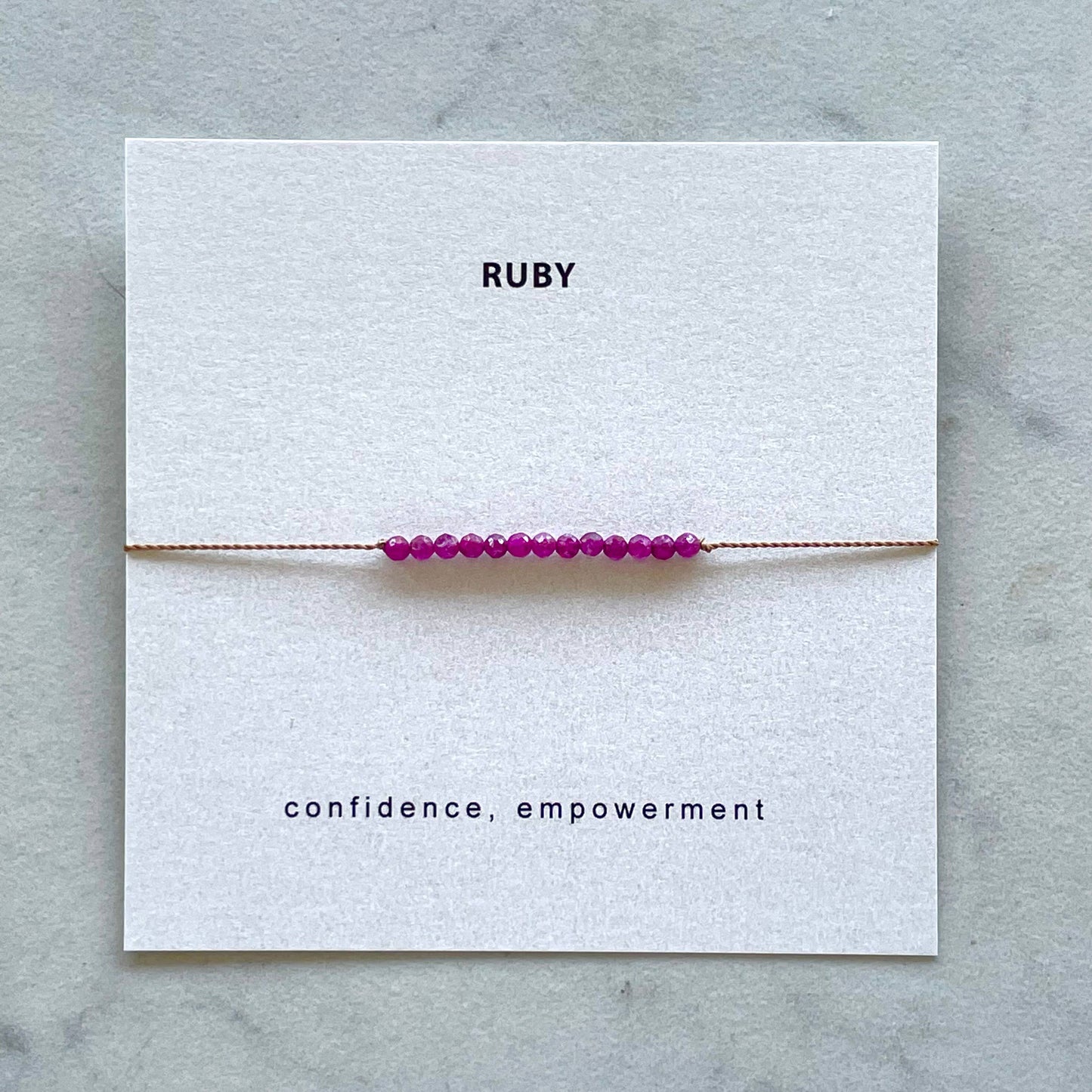 Ruby Bracelet