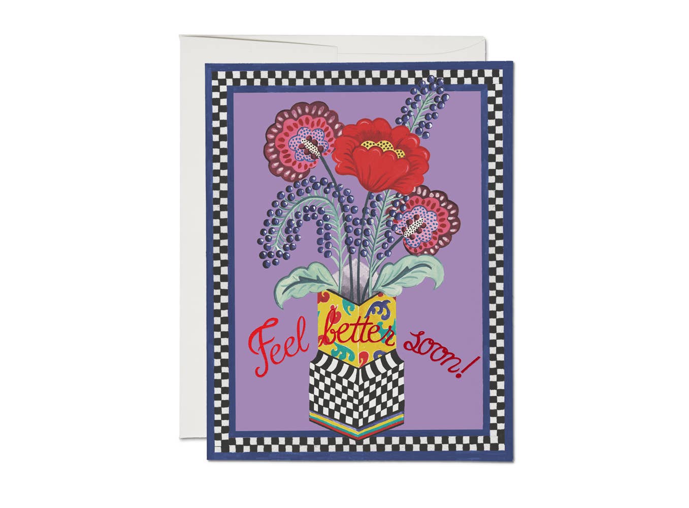 Feel Better Bouquet get well card