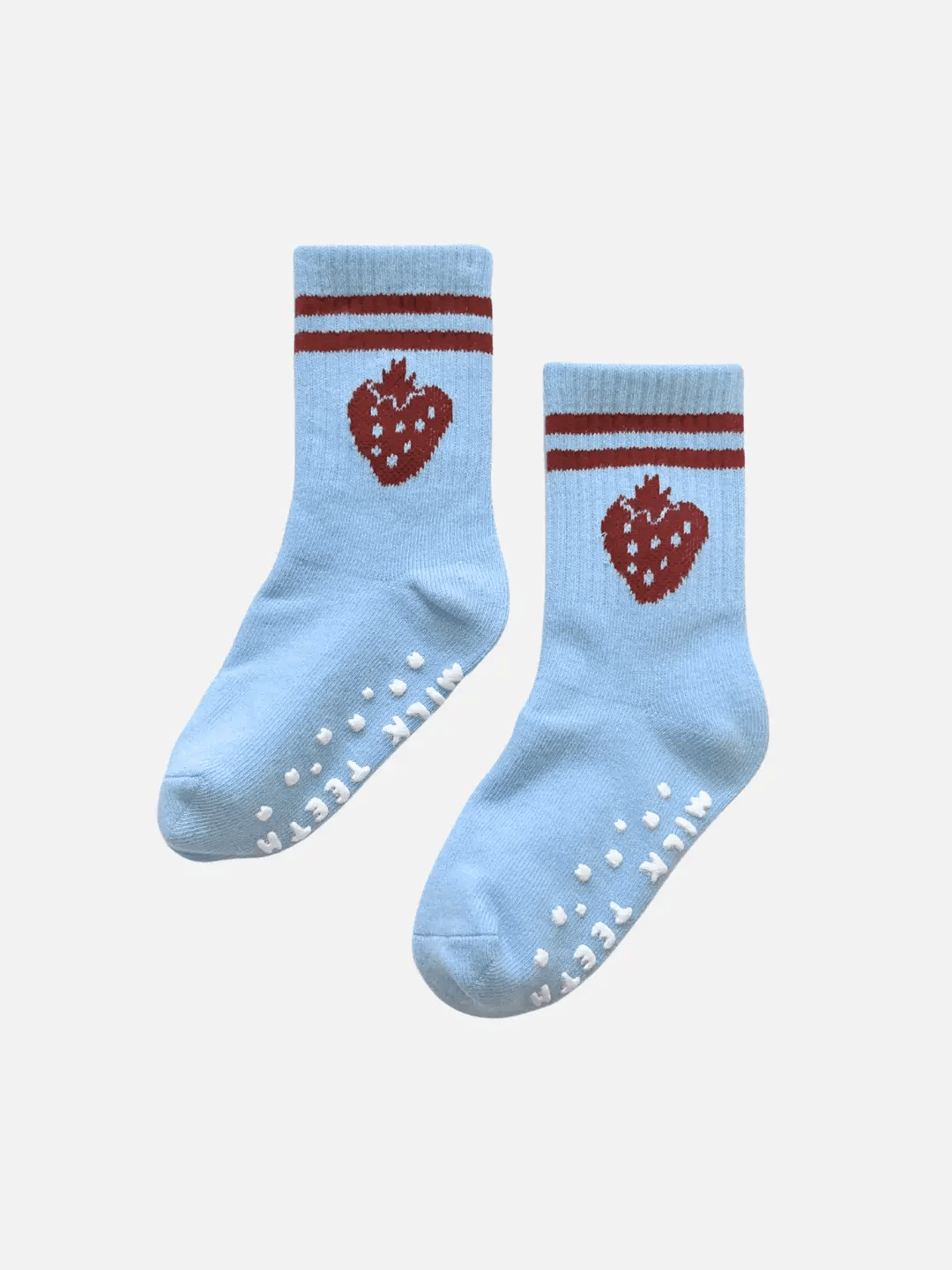 RIBBED GRIP SOCK: Snail / 1-3Y