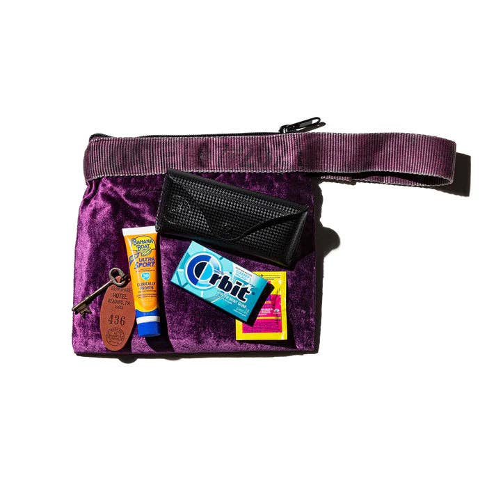 VINTAGE SLING BELT POUCH: Olive