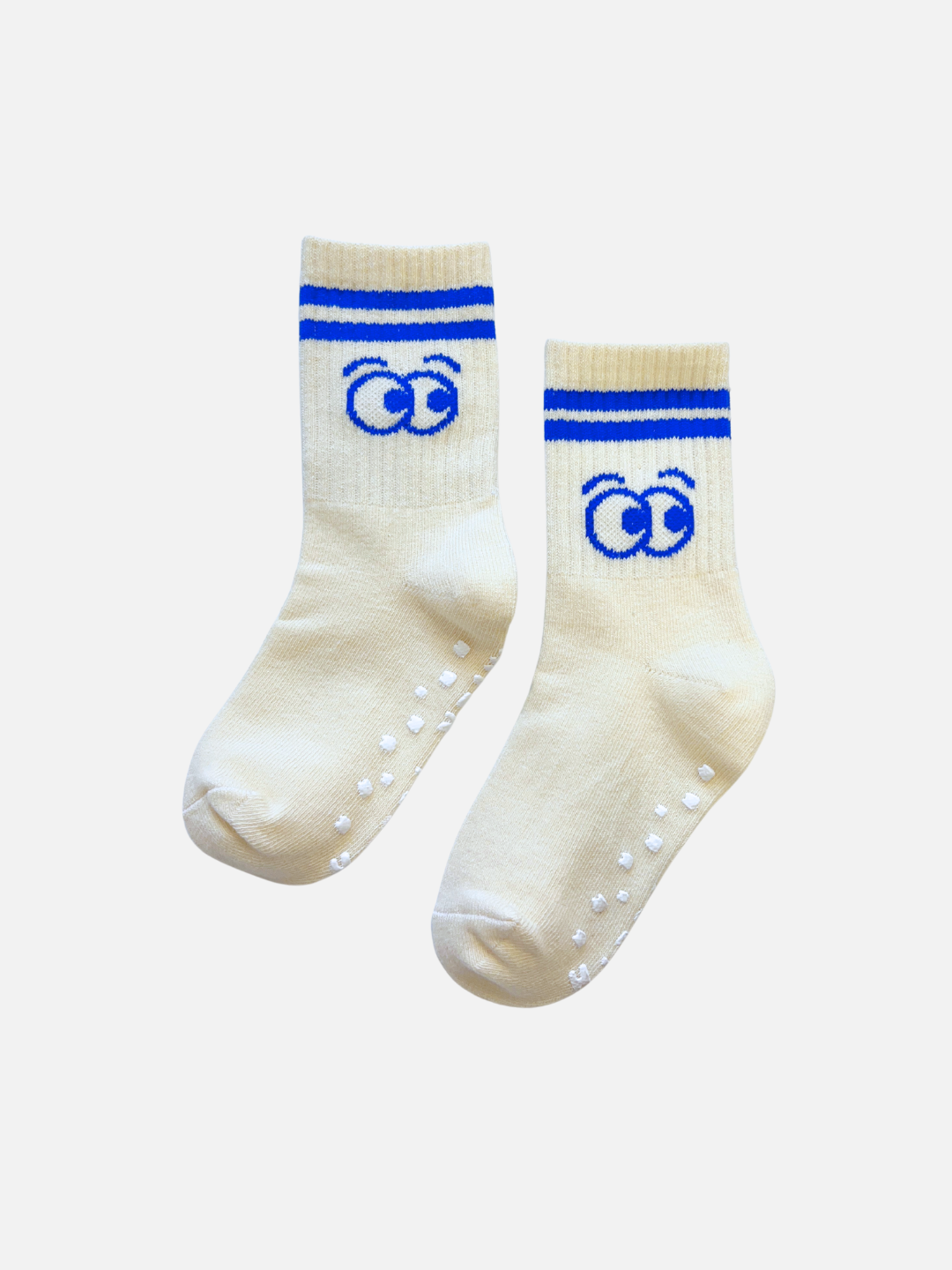 RIBBED GRIP SOCK: Eyes / 1-3Y