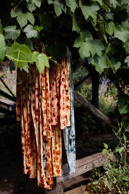 Sun Sun x Costarossa Farm Floral Dyed Merino Wool Baselayer Set