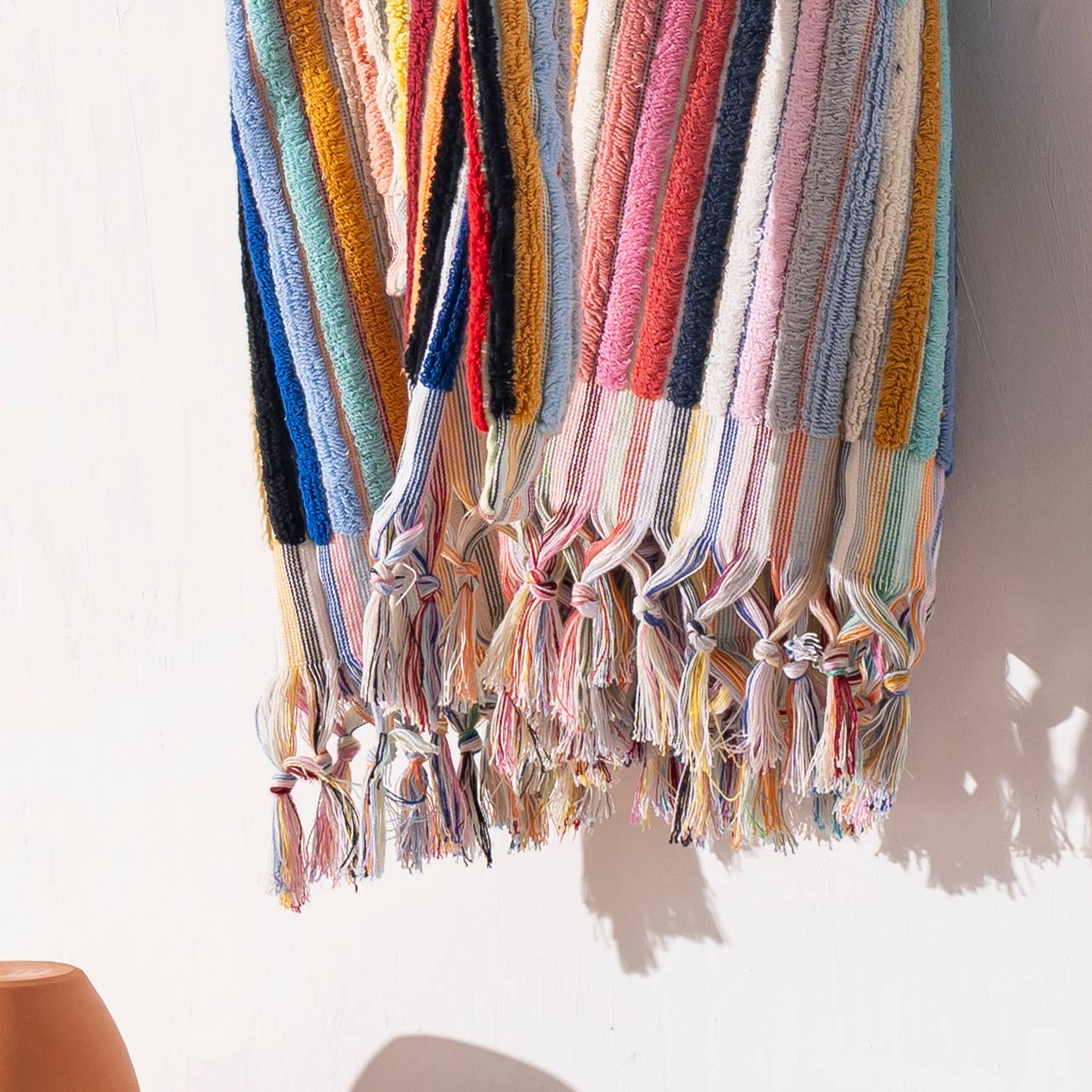 Rainbow Stripe Bathrobe