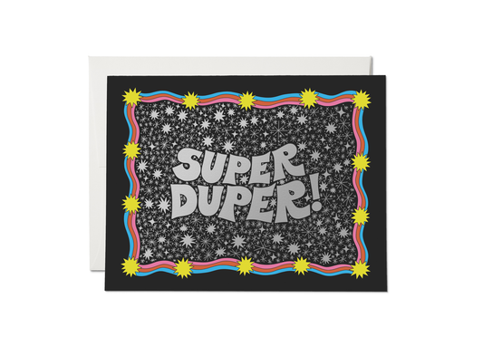 Super Duper congratulations card